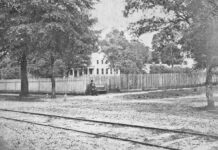 Old black and white photo of Tuthill Lane